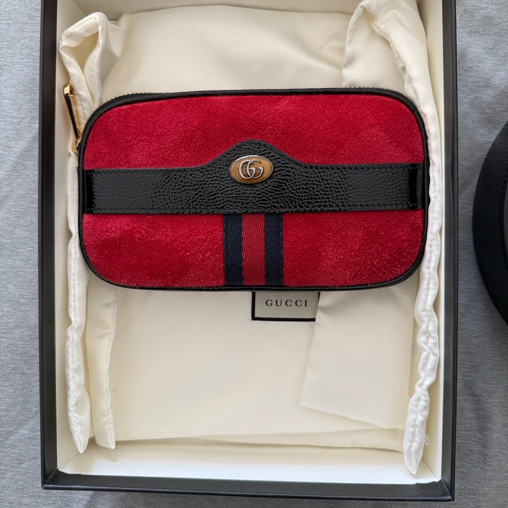 NWT Gucci Ophidia GG Supreme Belted iPhone Case, Belt Size 85 CM